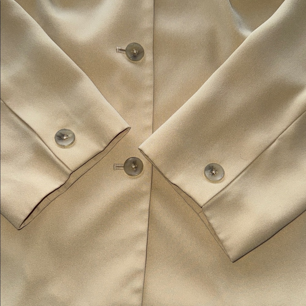 Rafaella Cream 3 Button Blazer Basic Staple Sz 16W - image 7